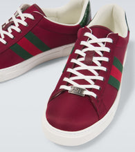 Gucci Ace leather-trimmed sneakers