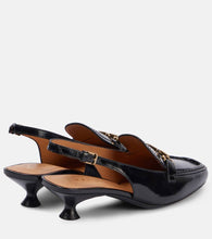 Tod's 35 leather slingback pumps