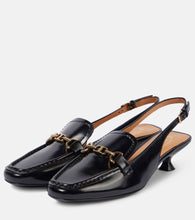 Tod's 35 leather slingback pumps