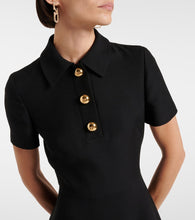 Valentino Crepe Couture A-line midi dress