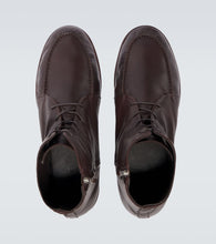 Auralee Leather ankle boots