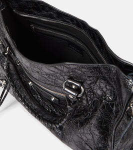 Balenciaga Le City Medium leather shoulder bag