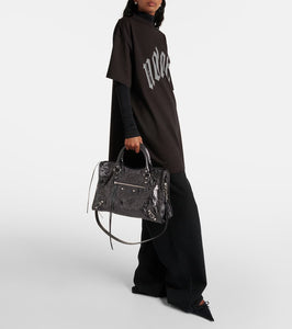 Balenciaga Le City Medium leather shoulder bag