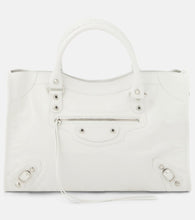 Balenciaga Le City Medium leather tote bag. Shop Balenciaga Shoulder Bags for women now.