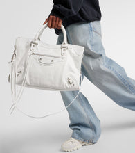 Balenciaga Le City Medium leather tote bag