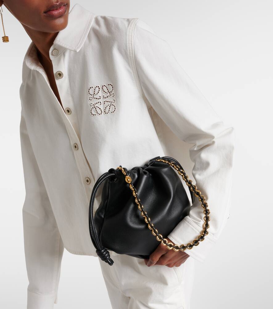 Loewe Flamenco Small leather bucket bag