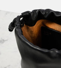 Loewe Flamenco Small leather bucket bag