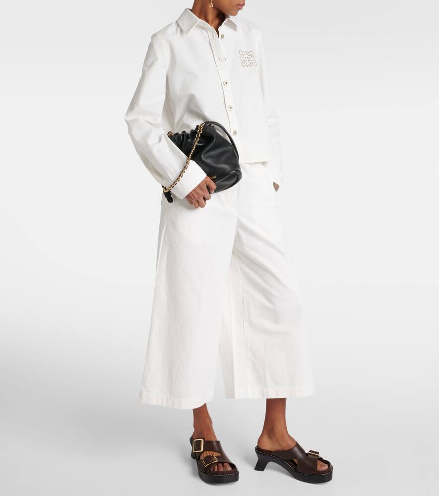 Loewe Flamenco Small leather bucket bag