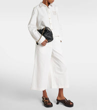 Loewe Flamenco Small leather bucket bag