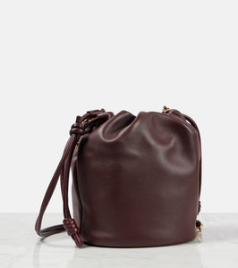 Loewe Paula's Ibiza Flamenco Small leather bucket bag
