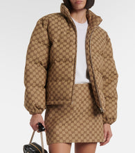 Gucci GG Canvas down jacket
