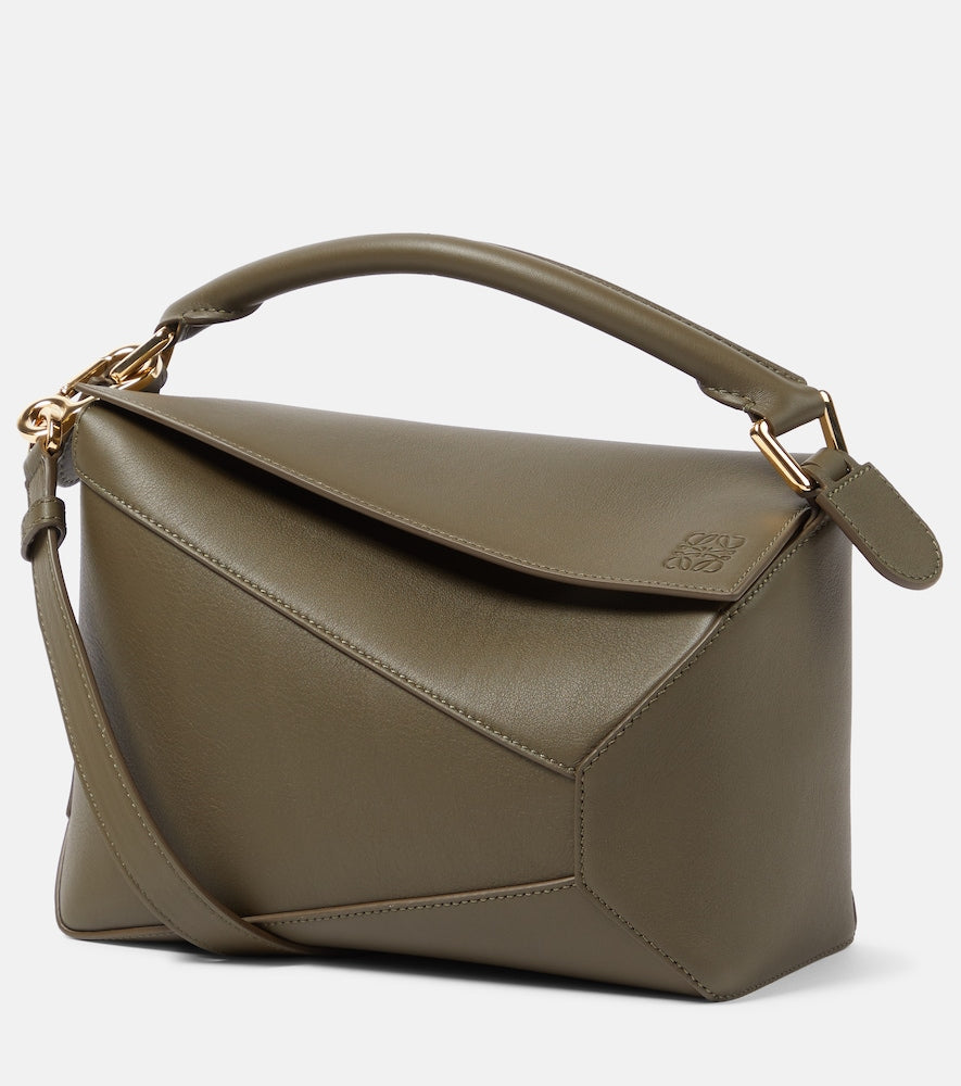 Loewe Puzzle Edge Small leather tote bag - Loewe Puzzle Edge 小号皮革手提包