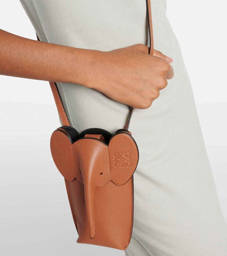 Loewe Elephant Pocket leather crossbody bag