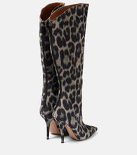 Paris Texas Jessica 105 calf hair knee-high boots