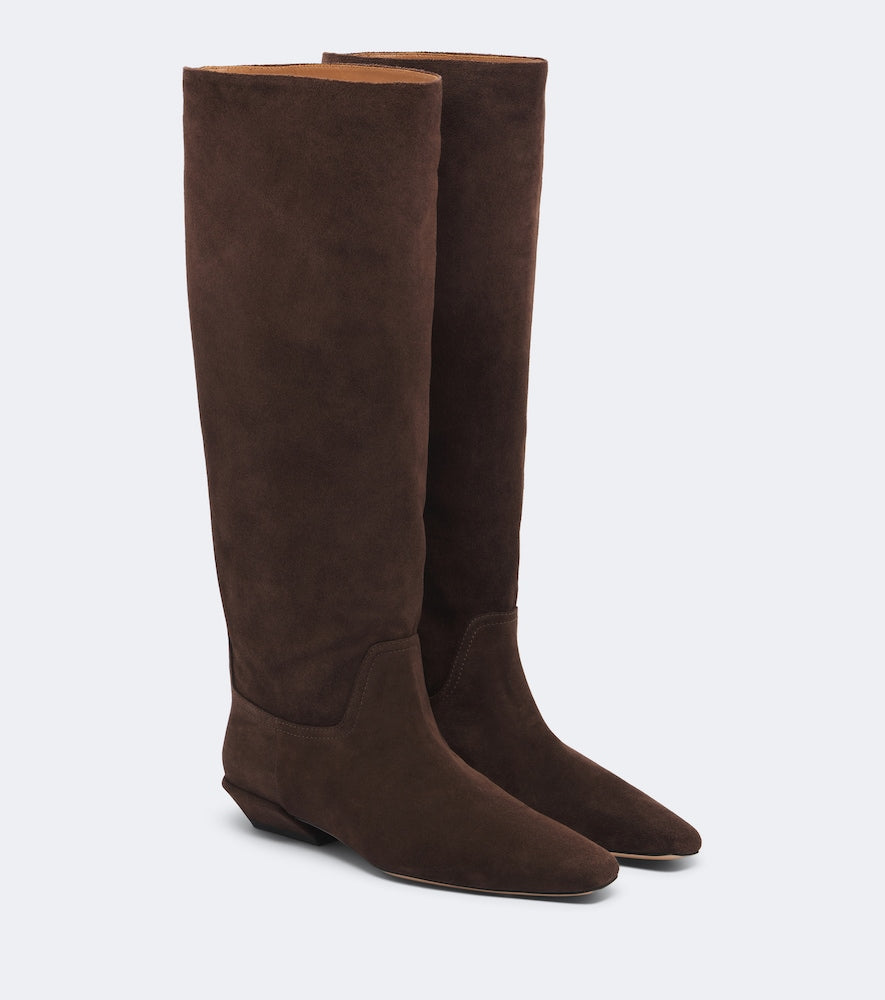 Paris Texas Bettina 25 suede knee-high boots