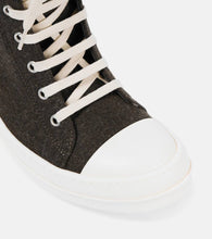 Rick Owens Felt high-top sneakers