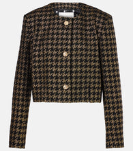Nina Ricci Houndstooth  tweed jacket - Nina Ricci 千鸟格粗花呢外套