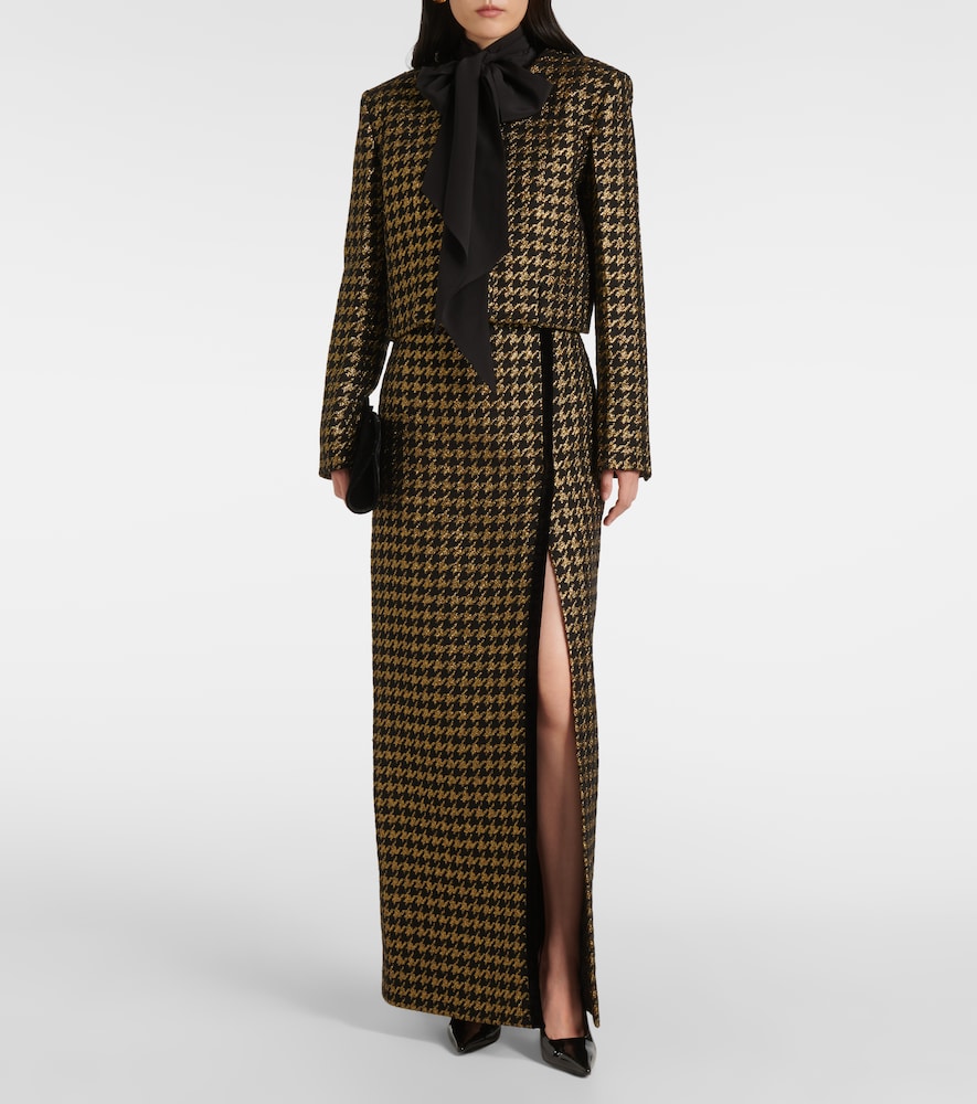 Nina Ricci Houndstooth  tweed jacket