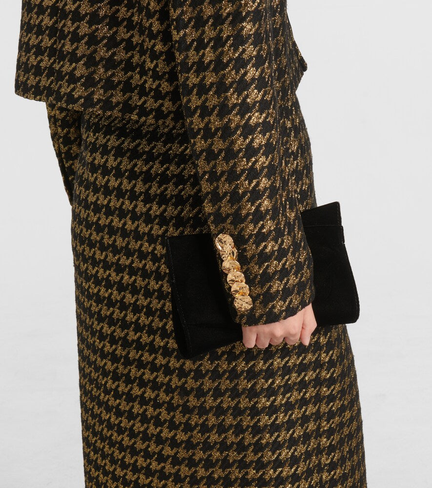 Nina Ricci Houndstooth  tweed jacket