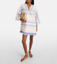 Zimmermann Waverly striped cotton kaftan