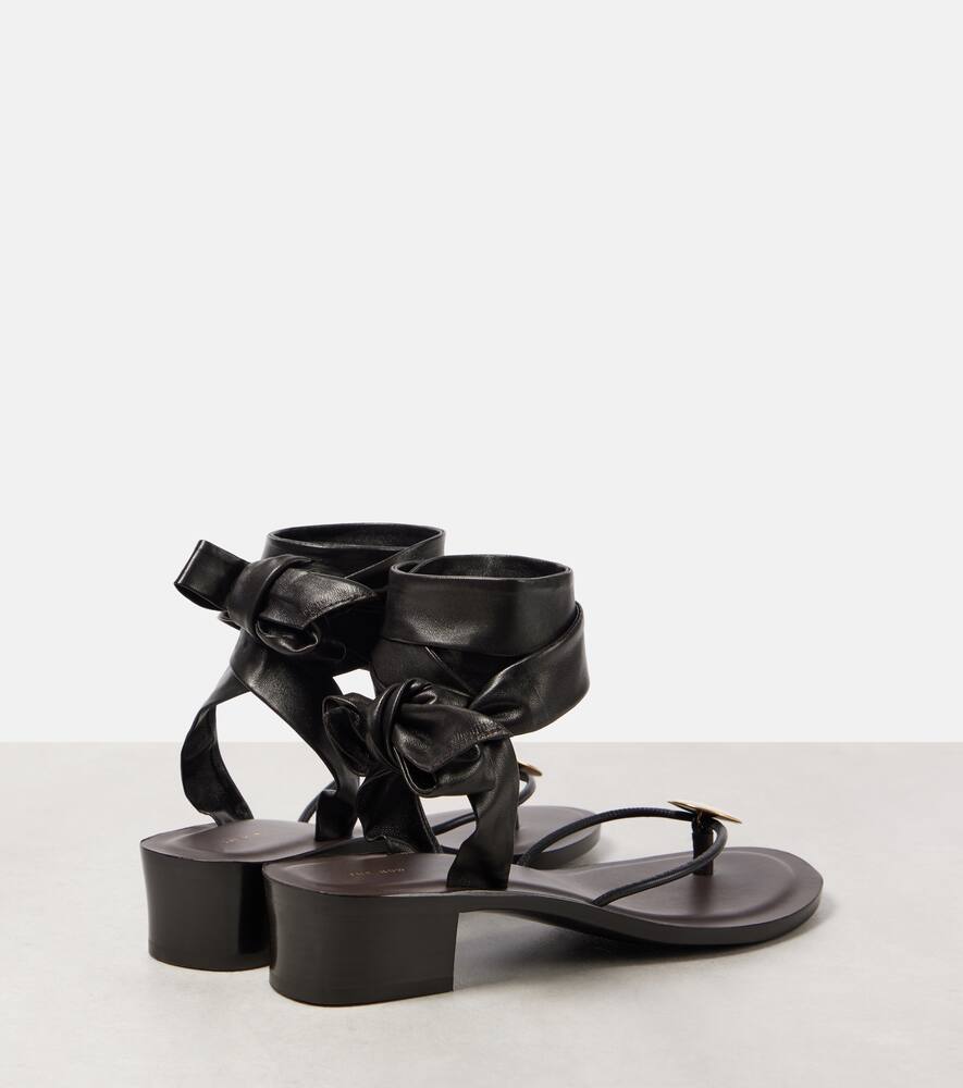 The Row Cord leather thong sandals