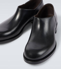 The Row Nobilis leather ankle boots