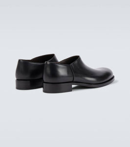 The Row Nobilis leather ankle boots