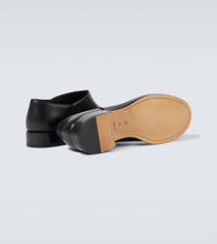 The Row Nobilis leather ankle boots