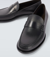 The Row Novus leather loafers