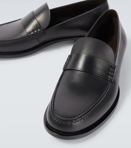 The Row Novus leather loafers