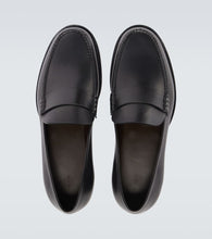 The Row Novus leather loafers