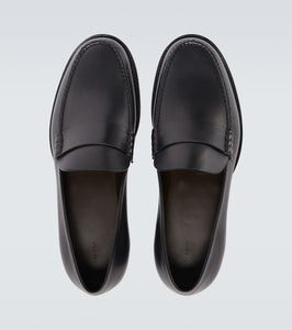 The Row Novus leather loafers
