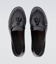 The Row Polished leather loafers