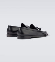 The Row Polished leather loafers