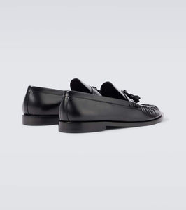 The Row Polished leather loafers