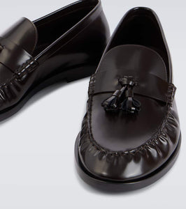 The Row Classic leather loafers