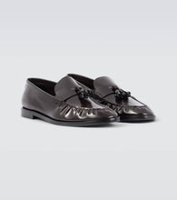 The Row Classic leather loafers