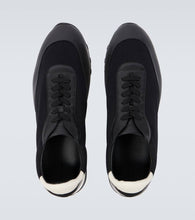 The Row Owen leather-trimmed sneakers