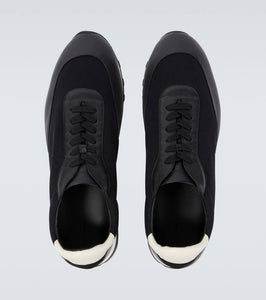 The Row Owen leather-trimmed sneakers