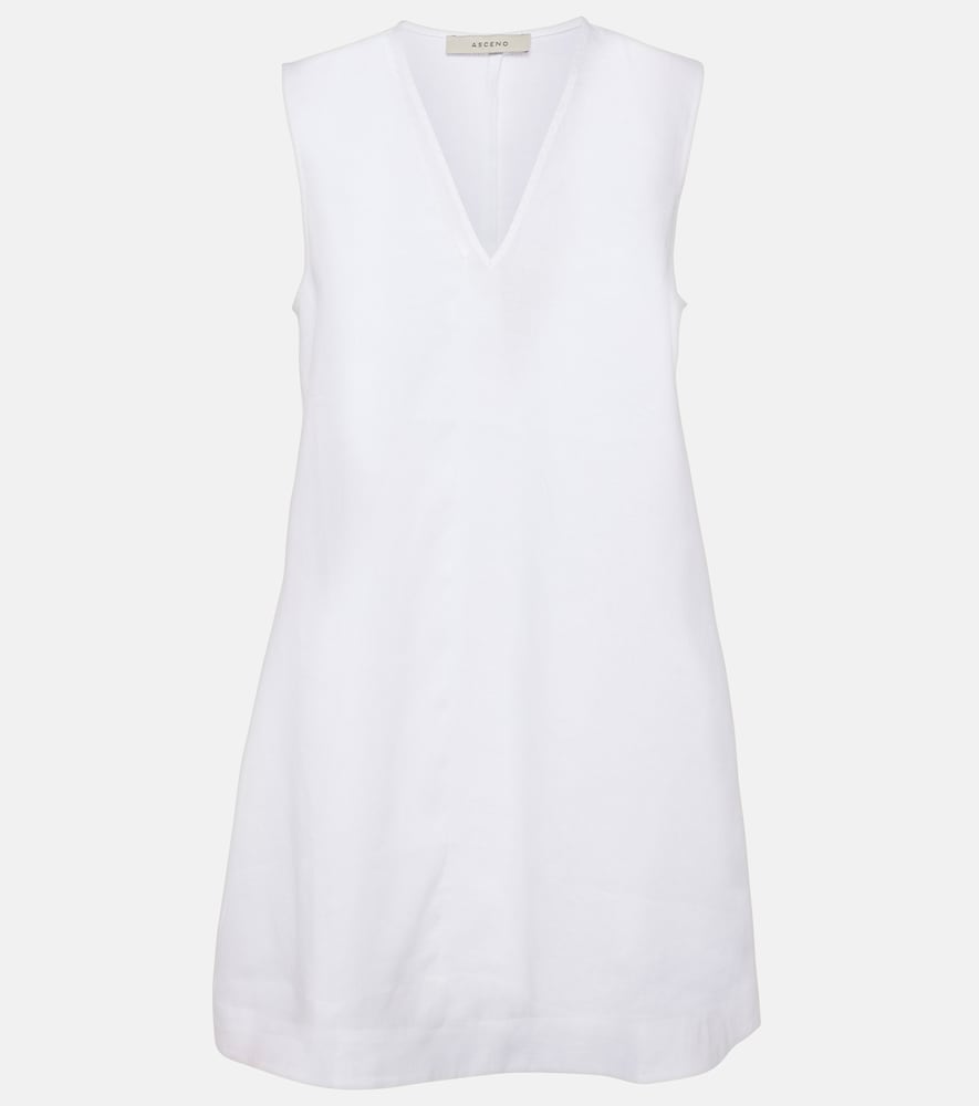 Asceno Derya linen minidress. Asceno Derya 亚麻迷你连衣裙