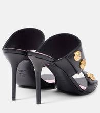 Balmain Eva 95 leather mules