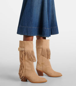 See By Chloe Santiag 65 suede knee-high boots