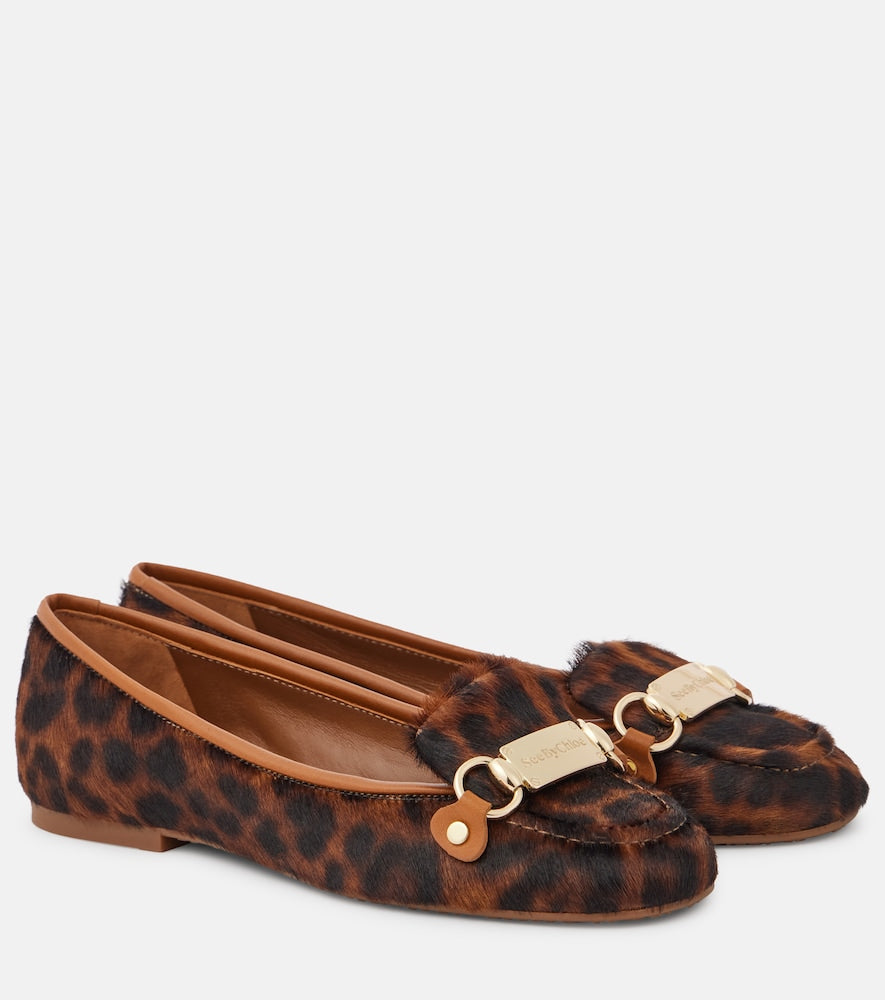See By Chloe Signature calf hair ballet flats