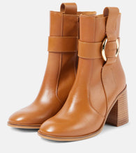 See By Chloe New Ring 80 leather ankle boots