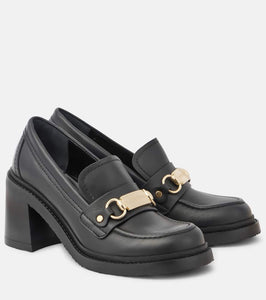 See By Chloe Signature 75 leather loafer pumps