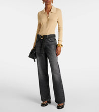 See By Chloe Chain Line leather slingback pumps