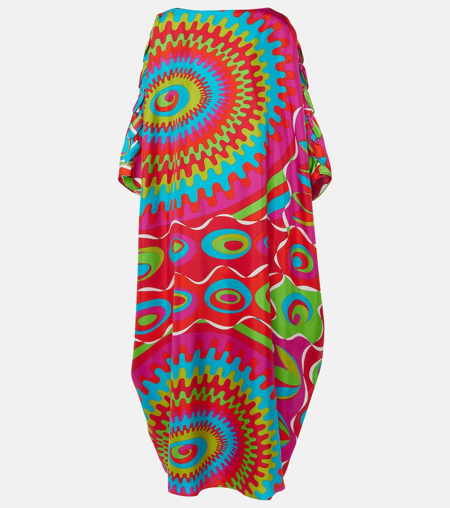 Pucci Bersaglio silk kaftan. Pucci Bersaglio 真丝长袍