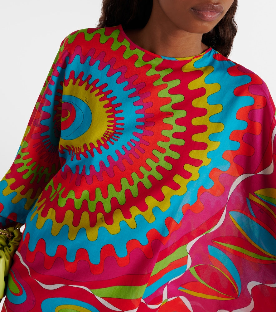 Pucci Bersaglio printed cotton kaftan