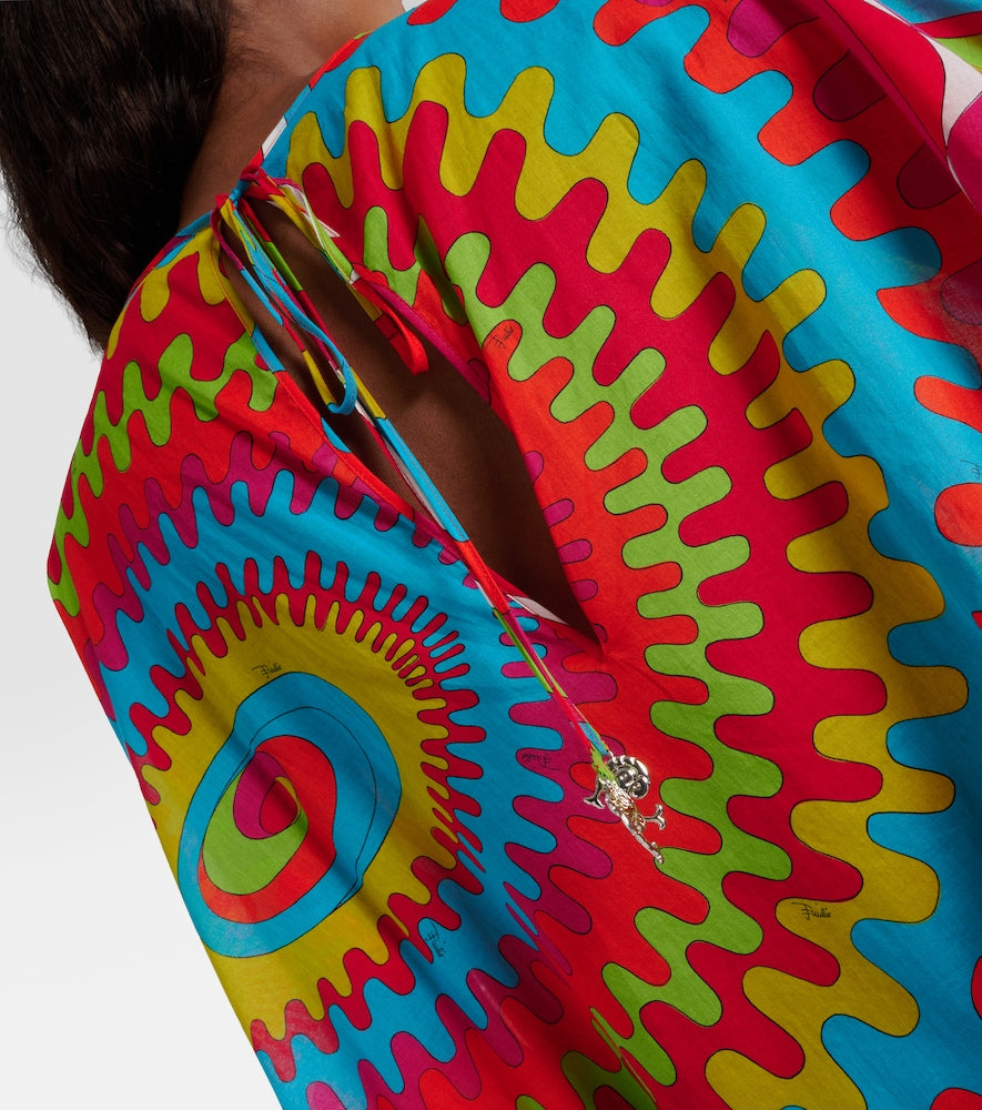 Pucci Bersaglio printed cotton kaftan