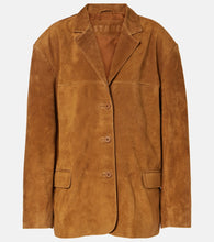 Staud Corrine single-breasted suede jacket - Staud Corrine 单排扣麂皮夹克